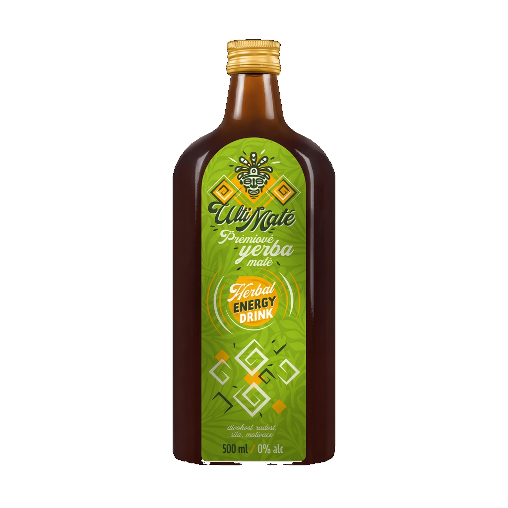 Lahev Ultimaté 500 ml, přírodní energy drink z yerba maté